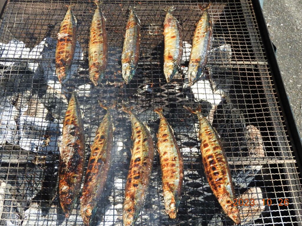 旬の魚の炭火焼き